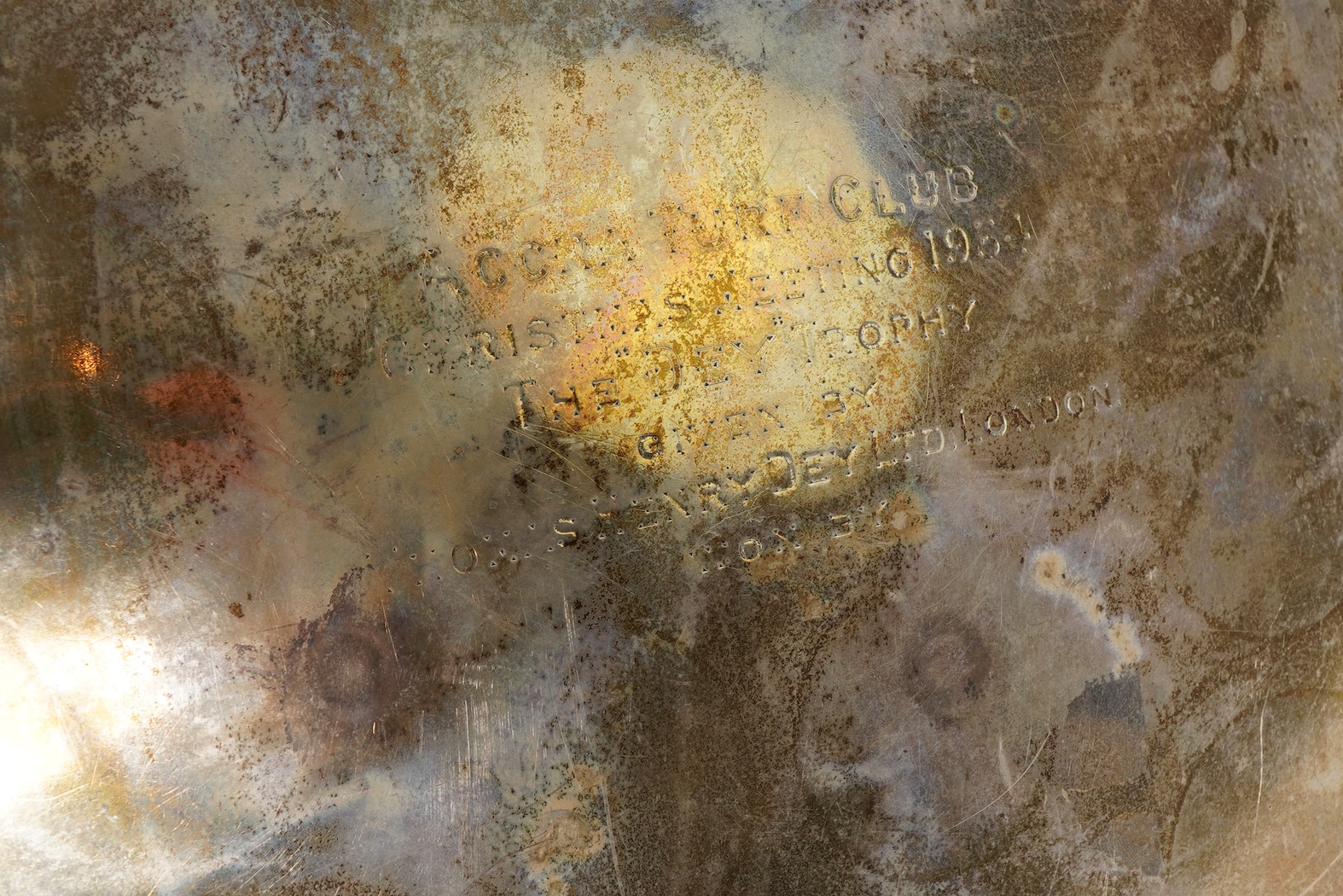 A George V silver salver by Sir John Bennett Ltd